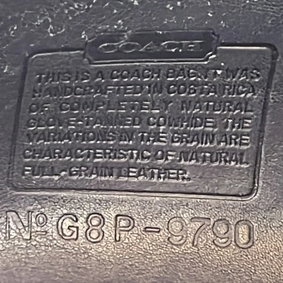 Coach 9790 City Bag Flap Navy Purse Crossbody - Picture 12 of 12